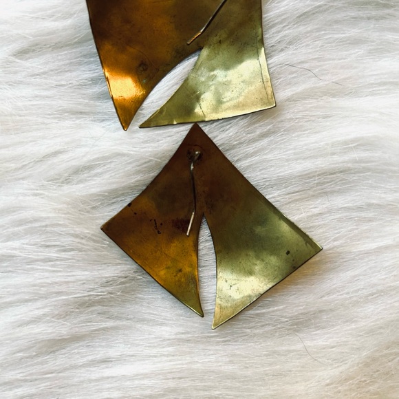 🍸VINTAGE XL Statement Earrings - Picture 2 of 3